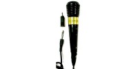 Microphone Dynamique et Unidirectionnel avec câble prise XLR et fiche1/4'' (6.5mm)